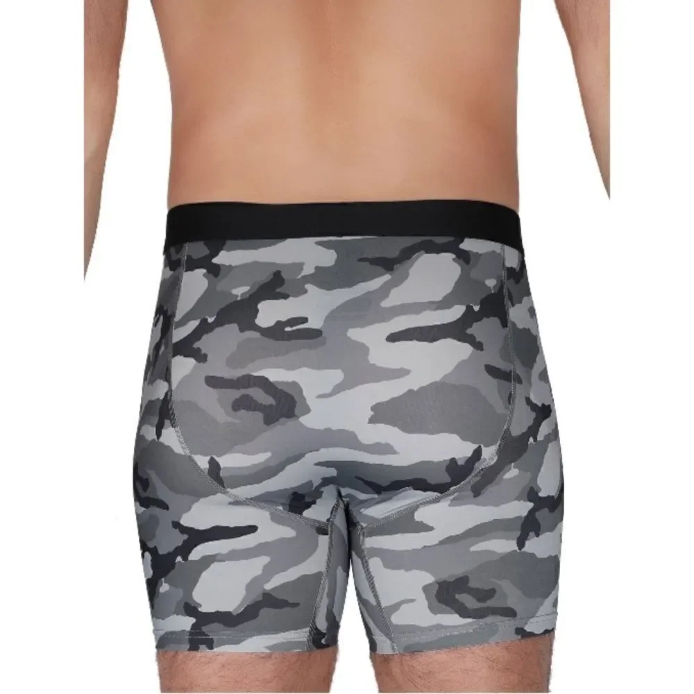 Men's Performance Active 6” Inseam Boxer Brief Underwear 3-Pack Size S
